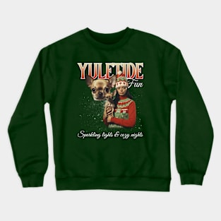 Funny Christmas Party Shirt Yuletide Crewneck Sweatshirt